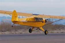 Crosswind in a Cub